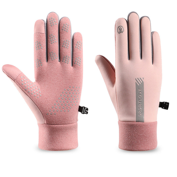 Värmekällan Vattenavvisande vinterhandskar med fleece och touch