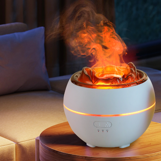 Vulkan diffuser 300 ml med timer och sprickmönster