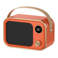 Retro värmefläkt i radiostil med display