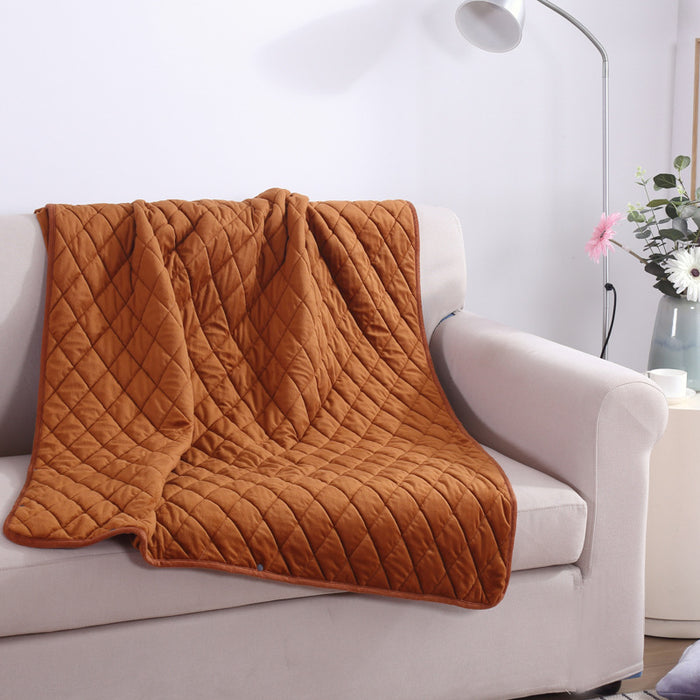 Värmekällan USB-värmefilt att bära – 100 x 140 cm, tre lägen och tvättbar