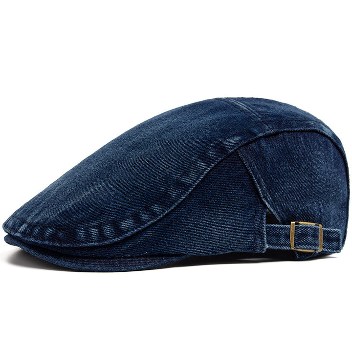 Sixpence i tvättad marinblå denim