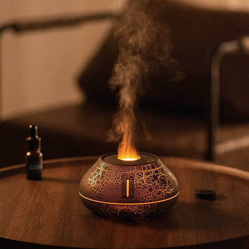 Vulkan diffuser med 130 ml, sju färger och 8 timmars drift