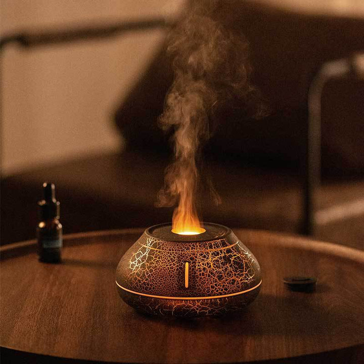 Vulkan diffuser med 130 ml, sju färger och 8 timmars drift