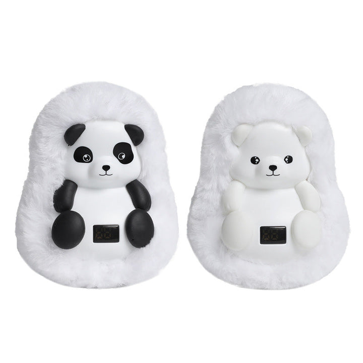 Värmekällan™ Uppladdningsbar plyschhandvärmare isbjörn eller panda