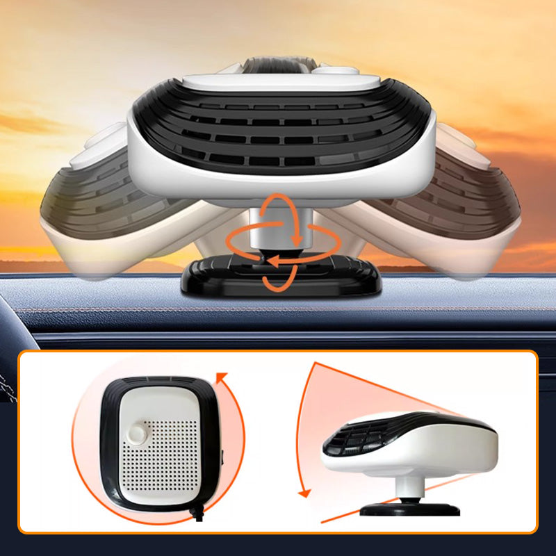 Värmekällan™ Kompakt bilvärmare med 360° vridning och snabb värme