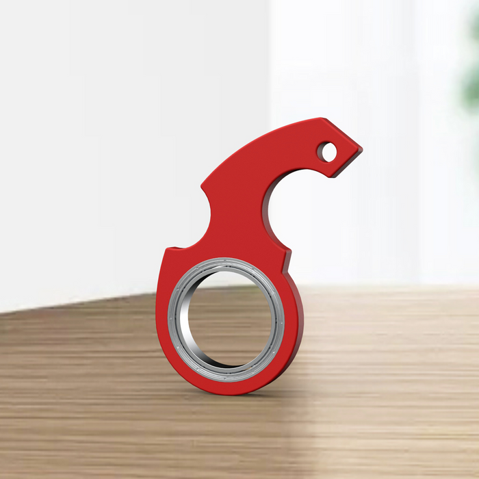 Värmekällan Fidget spinner-nyckelring med flasköppnare