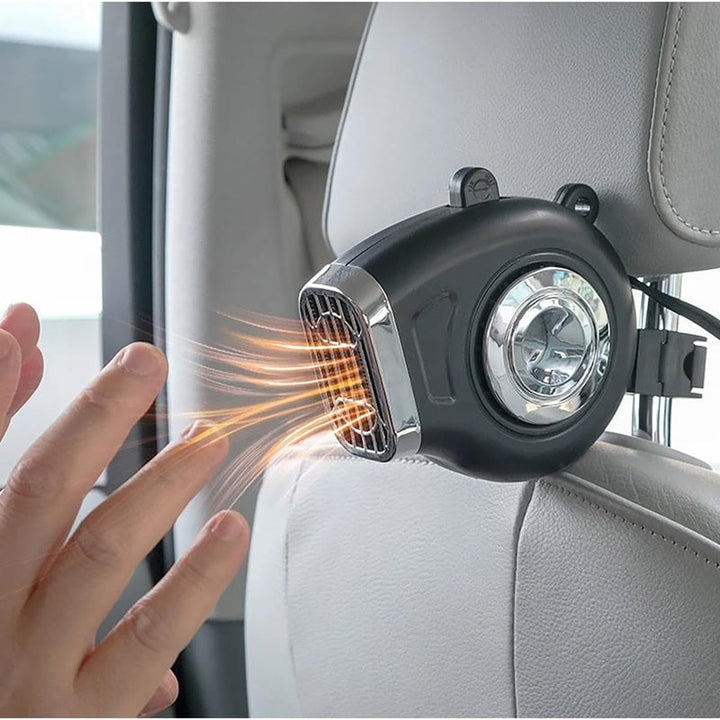 Värmekällan™ Bilvärmare 12V med 360° fäste och justerbart handtag