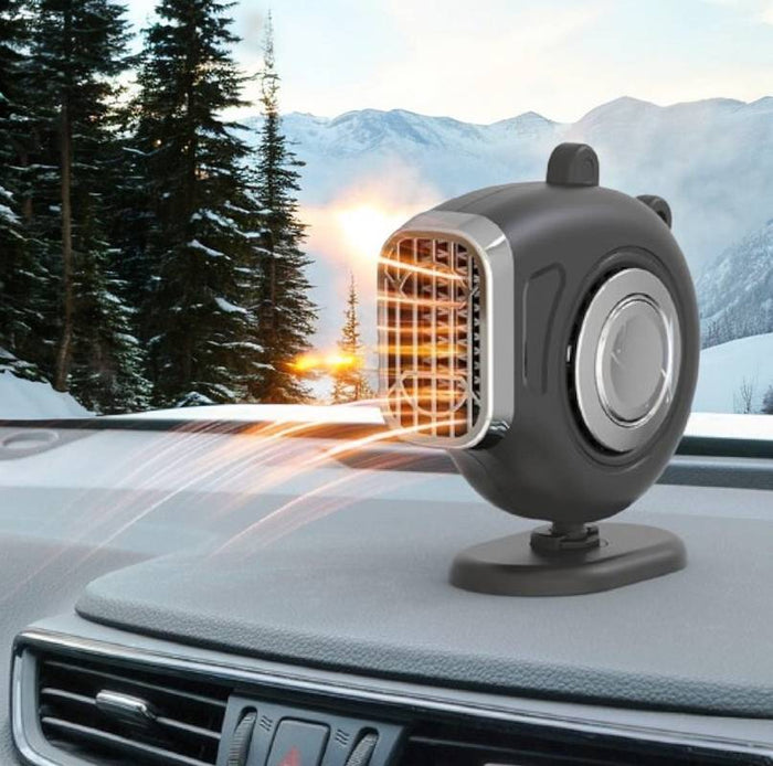 Värmekällan™ Bilvärmare 12V med 360° fäste och justerbart handtag