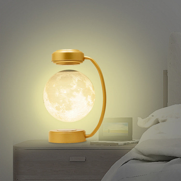 Värmekällan Svävande månlampa med magnet och tre ljusfärger