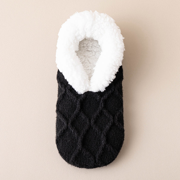 Korta halksockor med rutmönster i rosa