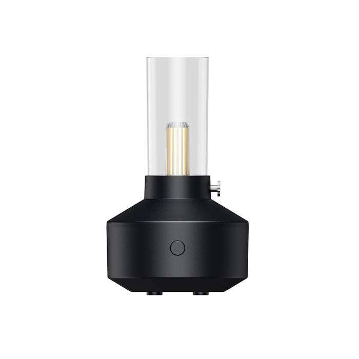 Värmekällan Aroma diffuser i retrostil med levande ljus-sken