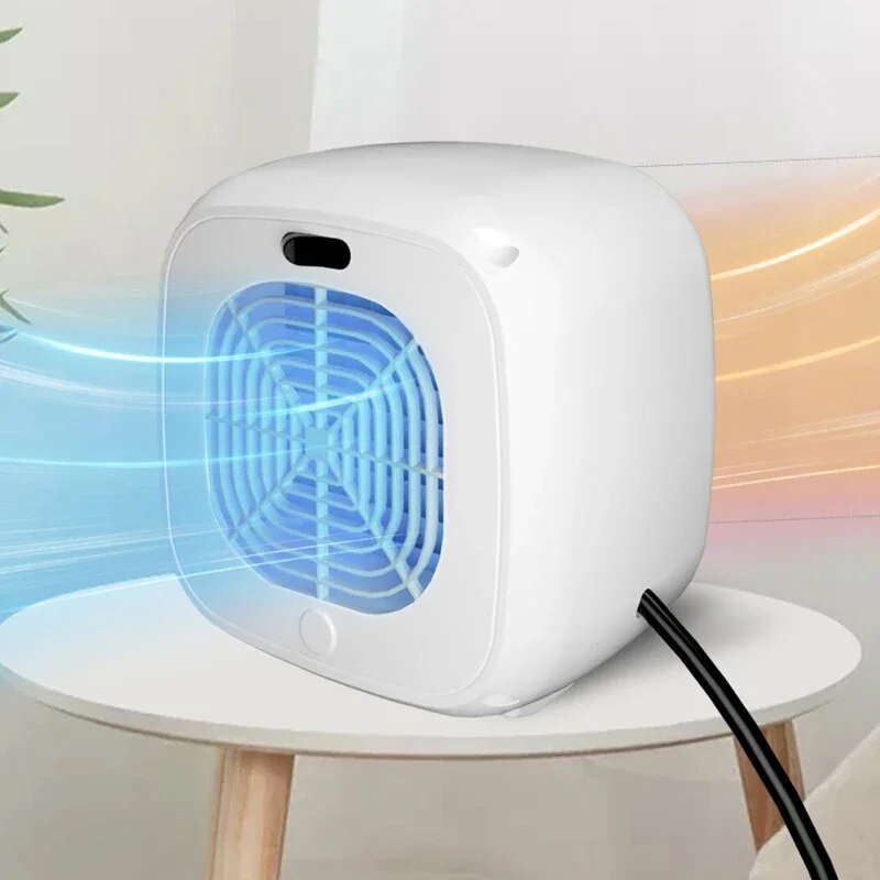 Värmekällan™ Mini-värmare 450–800 W för skrivbordet