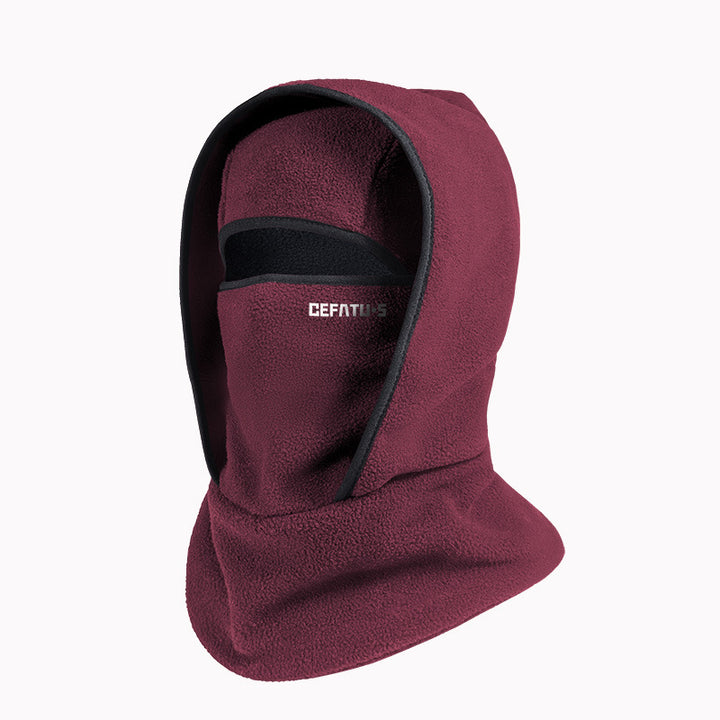 Balaklava i fleece med öppning för ögonen