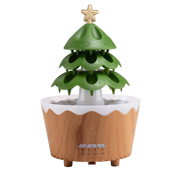 Tyst aroma diffuser för hemmet med färgglatt andningsljus