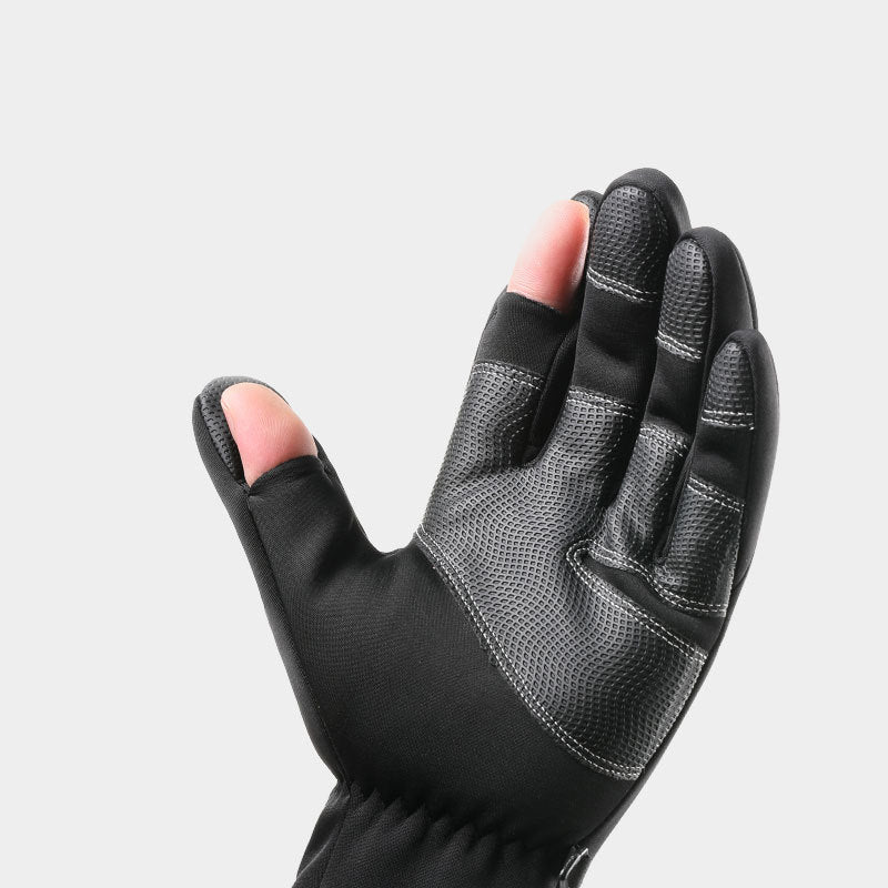 Vinterhandske med uppfällbar fingertopp