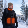 Värmekällan™ Uppvärmd fleecejacka med 4 värmezoner och USB
