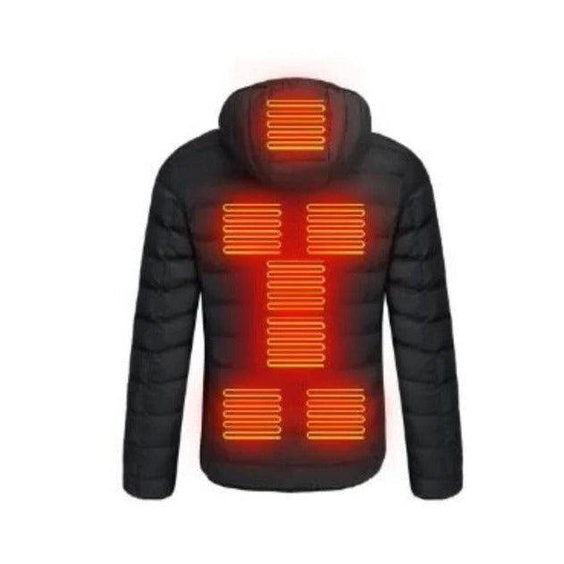 Värmekällan™ Lätt uppvärmd unisexjacka med flera värmezoner