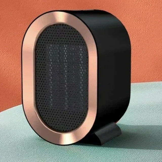 Värmekällan™ Kompakt keramisk elvärmare med timer och tippskydd