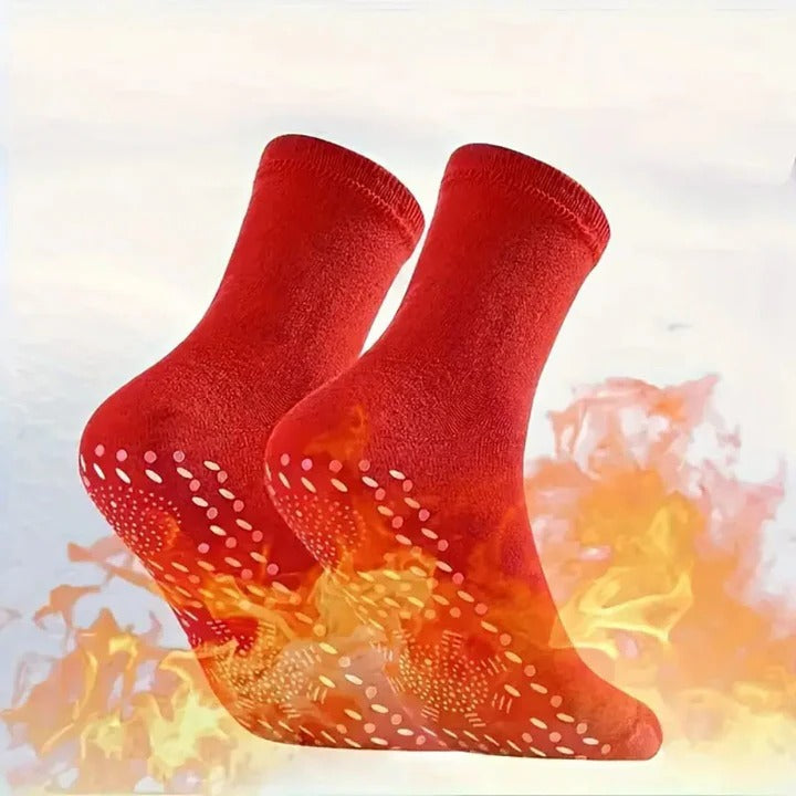Värmekällan™ Termostrumpor med turmalin, fem par för kallt väder