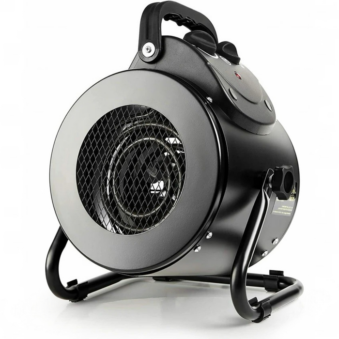 Värmekällan™ Robust värmefläkt 1500 W i metall med IPX4-stänkskydd