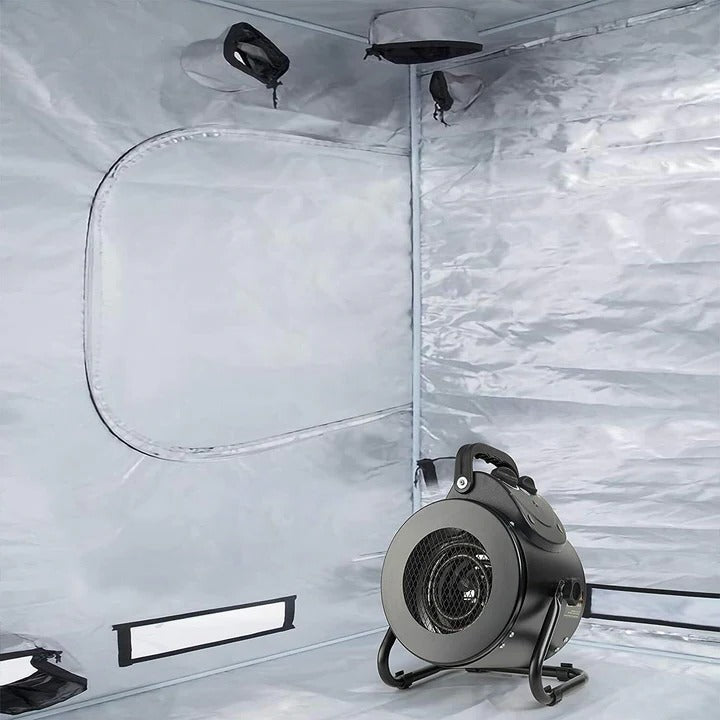 Värmekällan™ Robust värmefläkt 1500 W i metall med IPX4-stänkskydd