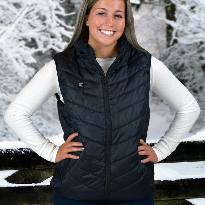Värmekällan™ Lätt värmeväst i kolfiber som värmer på 60 sekunder