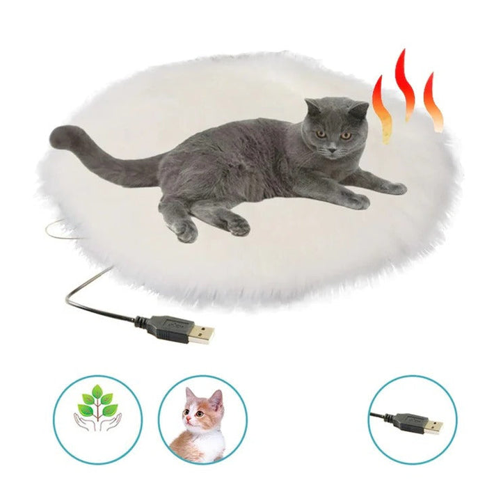 Värmekällan™ USB-värmedyna för husdjur med jämn och konstant värme
