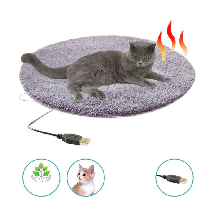 Värmekällan™ USB-värmedyna för husdjur med jämn och konstant värme