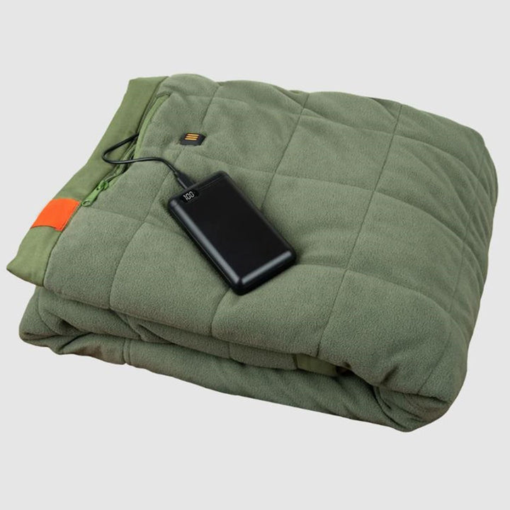 Värmekällan™ Uppvärmd utomhusfilt med inbyggd powerbank och 3 zoner