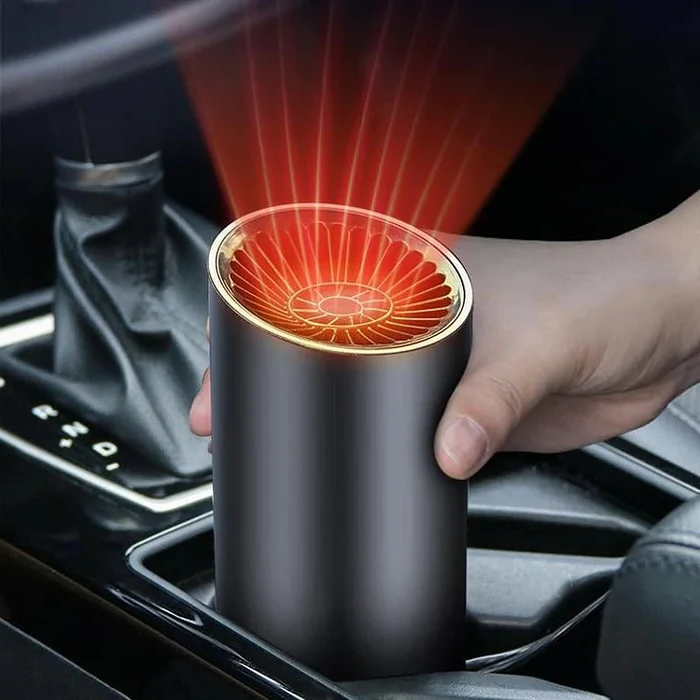 Värmekällan™ Koppformad värmefläkt för bil 12 V 150 W med 360° vridning