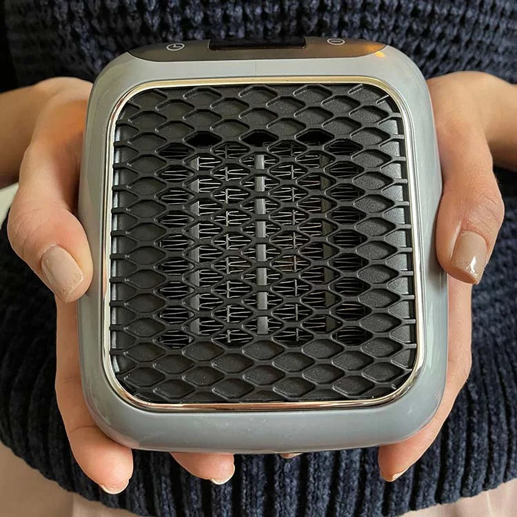 Värmekällan™ Bärbar värmefläkt 800 W med timer och vältskydd