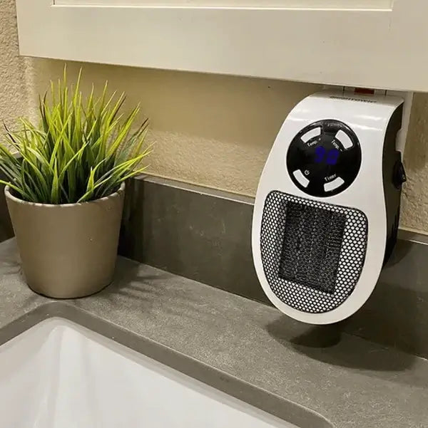 Värmekällan™ Digital minivärmare 500W med LED-display och timer