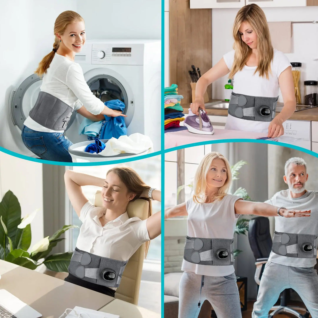 Värmekällan™ Trådlöst värmebälte för ländryggen med vibration